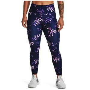 Under Armour UA HeatGear No-Slip Waistband 7/8 Ankle Leggings 1365338-410 SMALL